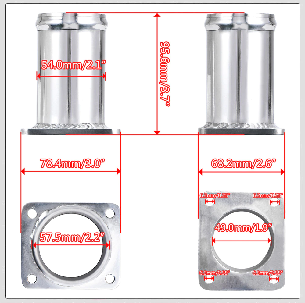 bmw e46 diesel egr valve delete kit dimensions