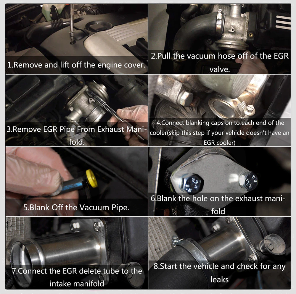 bmwe46 kit de supresión de la válvula egr diesel explicaciones