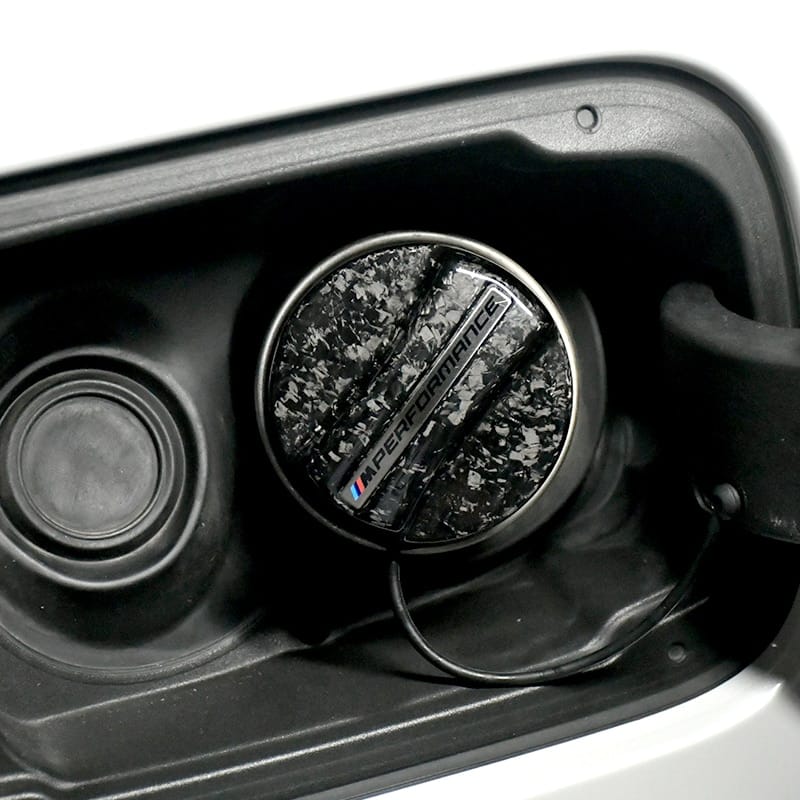 Tapón del depósito de combustible de fibra de carbono forjado BMW mperformance