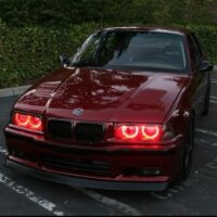 ojos rojos bmw