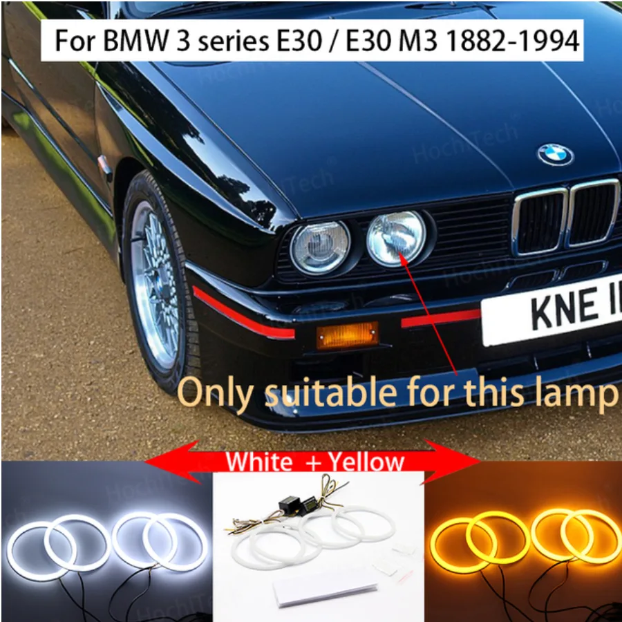 Angel Eyes BMW M3 E30 white yellow Angel Eyes BMW M3 E30 white yellow