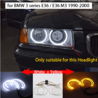 Angel Eyes BMW M3 E36 blanco amarillo