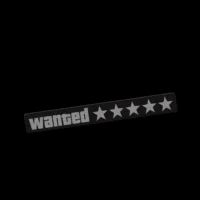 Luminous Wanted animated tuning car stickers