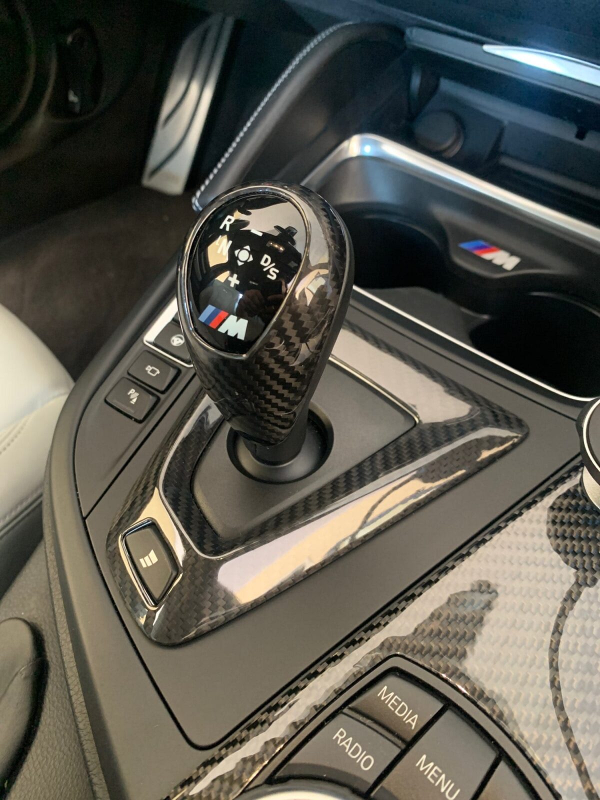 BMW carbon fiber shifter