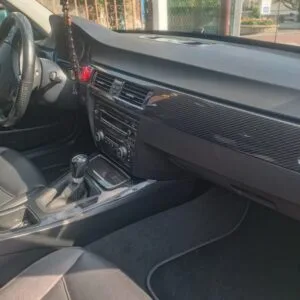 Console centrale BMW E92 fibre de carbone Boite mécanique