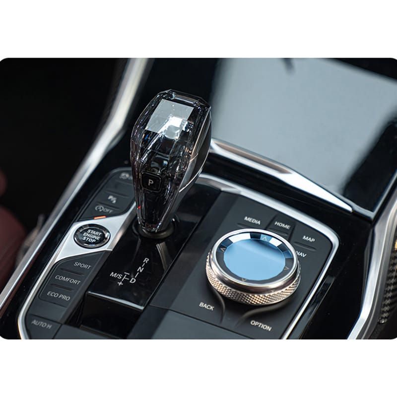 pomo de cristal idrive BMW