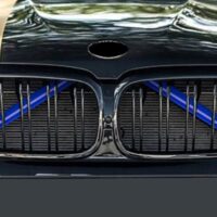 bmw blue grille trim