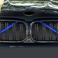 DWVV Bandes de calandre M-Performance pour BMW F20 F30 2012-2018 - Bandes de calandre pour BMW 320i 328i 330i 335i 428i (G01 G02 G05 F25, Bleu