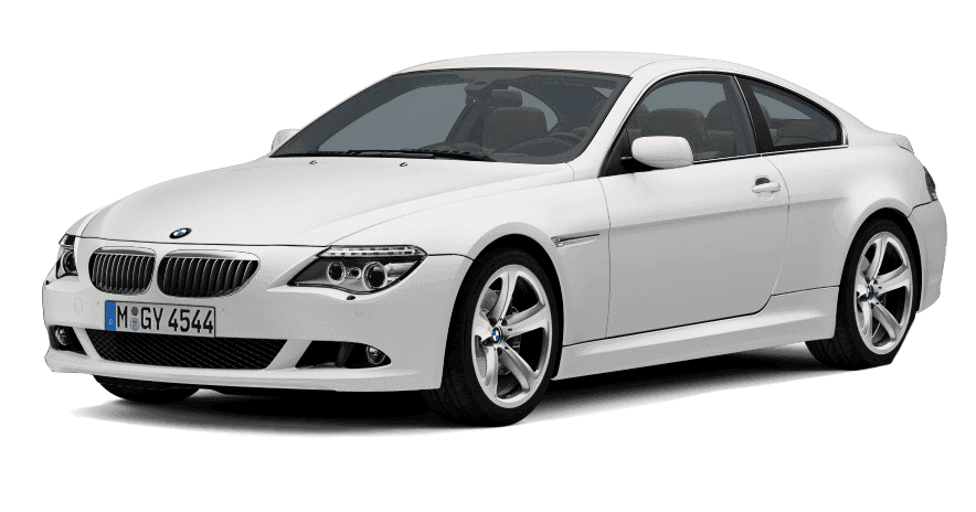 BMW série 6 E63 blanche PNG no back ground