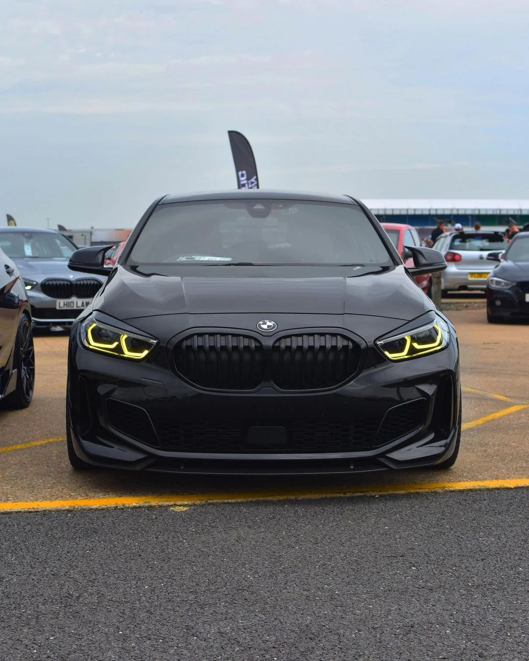 BMW 1 series Yellow DRL F40, F41 CSL Style (2019)