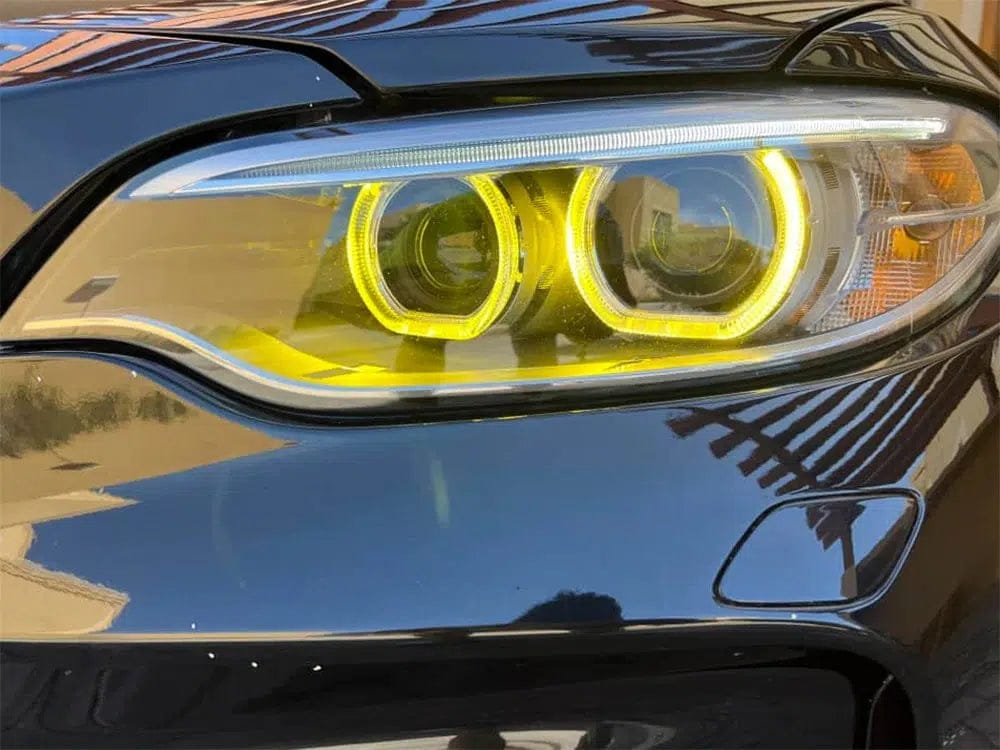 BMW F22, F23 2 Series pre LCI Style CSL Yellow Daytime Running Lights LEDs m235i & m240i (2014-2017)