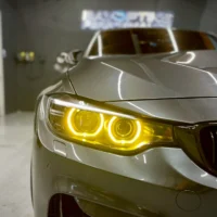 BMW F30, F31 Serie 3 pre LCI Estilo CSL Amarillo Luces de circulación diurna LED m235i & m240i (2012-2015)