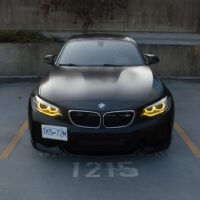 BMW M2 F87 pre LCI CSL Style yellow daytime running lights (2014-2017)