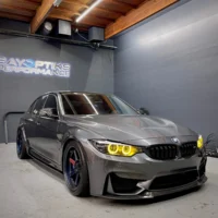 BMW Serie 3 F30, F31 pre LCI CSL Estilo amarillo luces de circulación diurna (2012-2015)