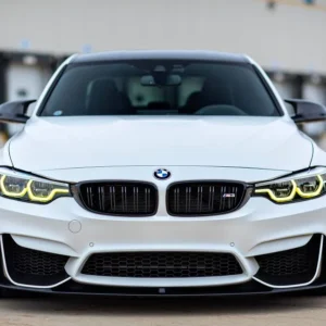 BMW 4 Series F32, F33, F36 LCI Style CSL Yellow Daytime Running Lights LED Phares Jaunes (2017-2020)