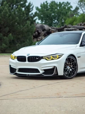 BMW 4 Series F32, F33, F36 Yellow DRL LCI CSL Style (2017-2020)