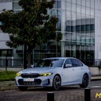 2023 bmw série 3 g20 éclairage drl led phares jaunes.