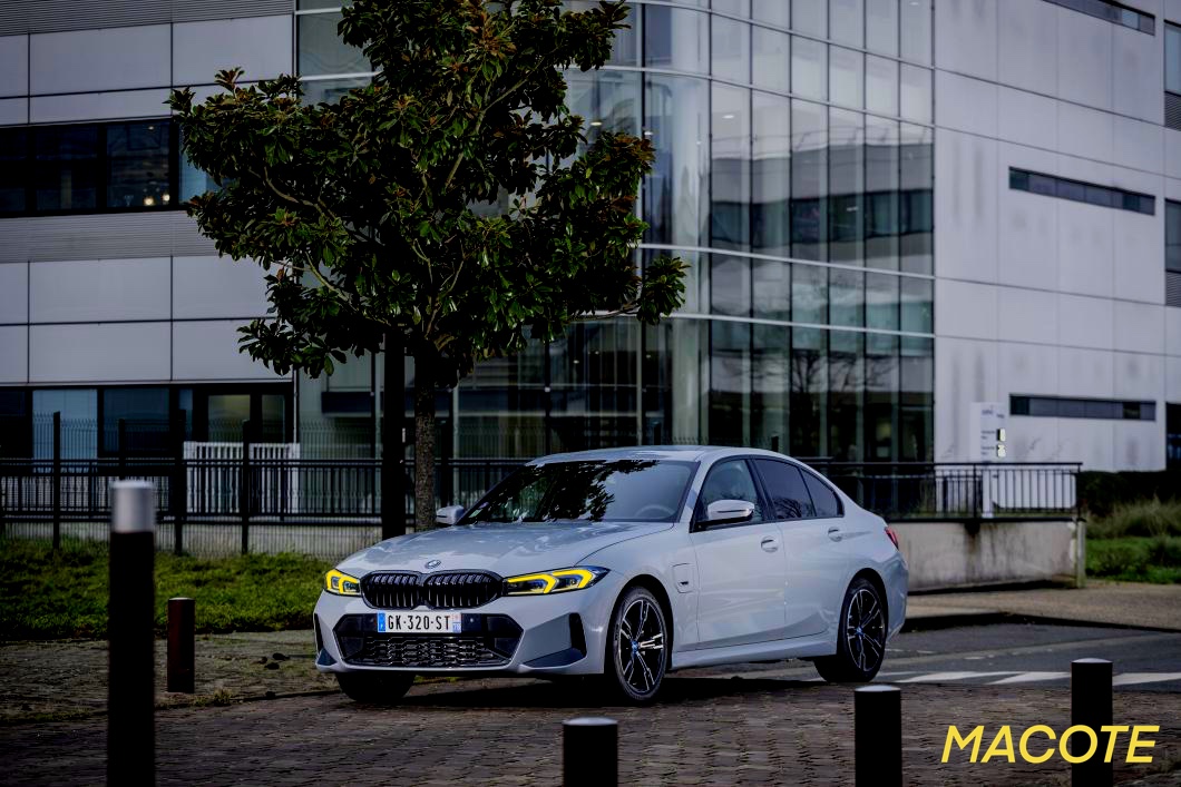 2023 bmw série 3 g20 éclairage drl led phares jaunes.