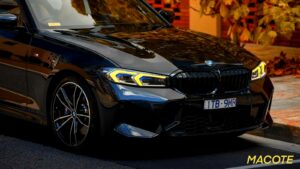 DRL LED yellow BMW 3 Series G20, G21 LCI