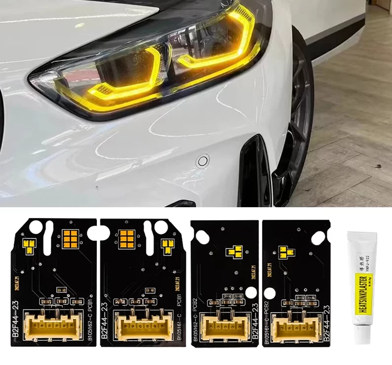 Platinum yellow LED m235i & m240i BMW serie 2 F44 Grand Coupé Style CSL daytime running lights