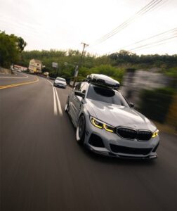 Yellow DRL BMW Tuning Look Sport