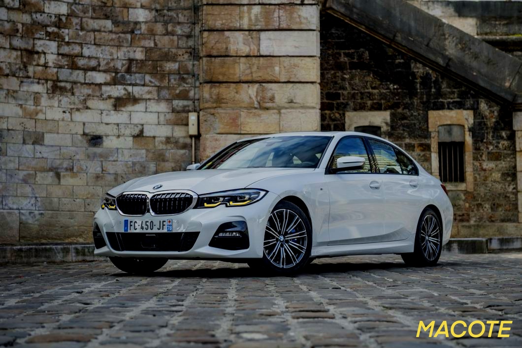 feux diurnes jaunes BMW Série 3 G20 pré LCI