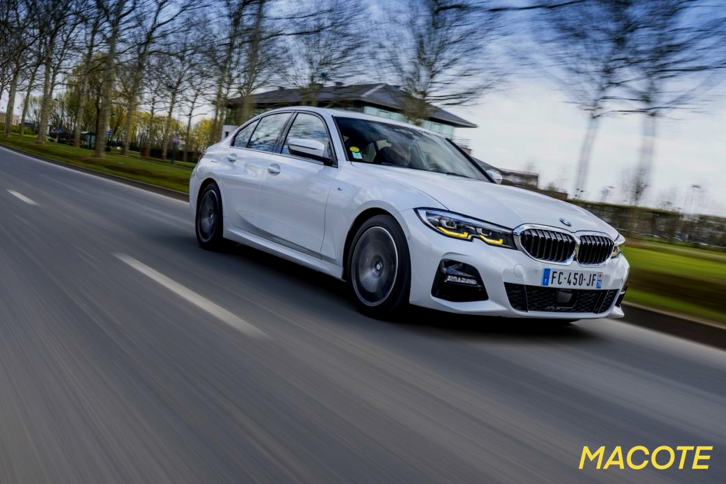 Feux de jours jaunes BMW Série 3 G20, G21, G28 pré LCI