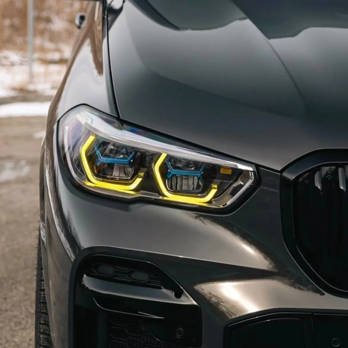 Amarillo platino LED m640i & m650i BMW X6 G06 pre LCI Estilo CSL luces de circulación diurna