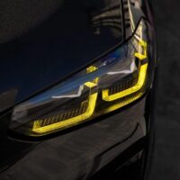 Angel eyes LED DRL BMW X3M F97 & X3 G01 Yellow DRL LCI (2021-2024)