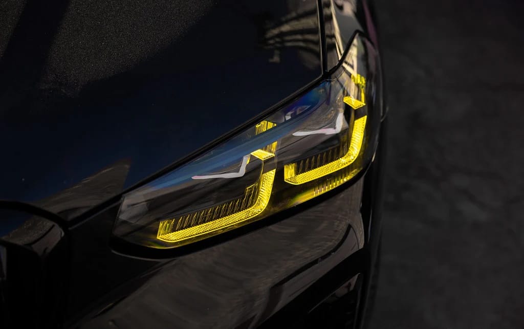 Angel eyes LED DRL BMW X3M F97 & X3 G01 Yellow DRL LCI (2021-2024)