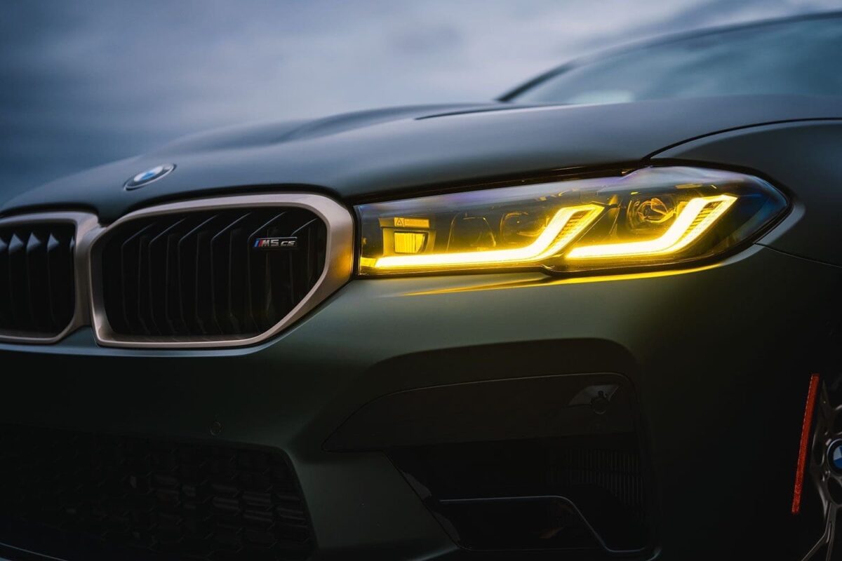 Yellow LED headlights BMW M5 F90 2020-2023 Yellow LED headlights BMW M5 F90 2020-2023