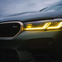 Yellow LED headlights BMW M5 F90 2020-2023 Yellow LED headlights BMW M5 F90 2020-2023