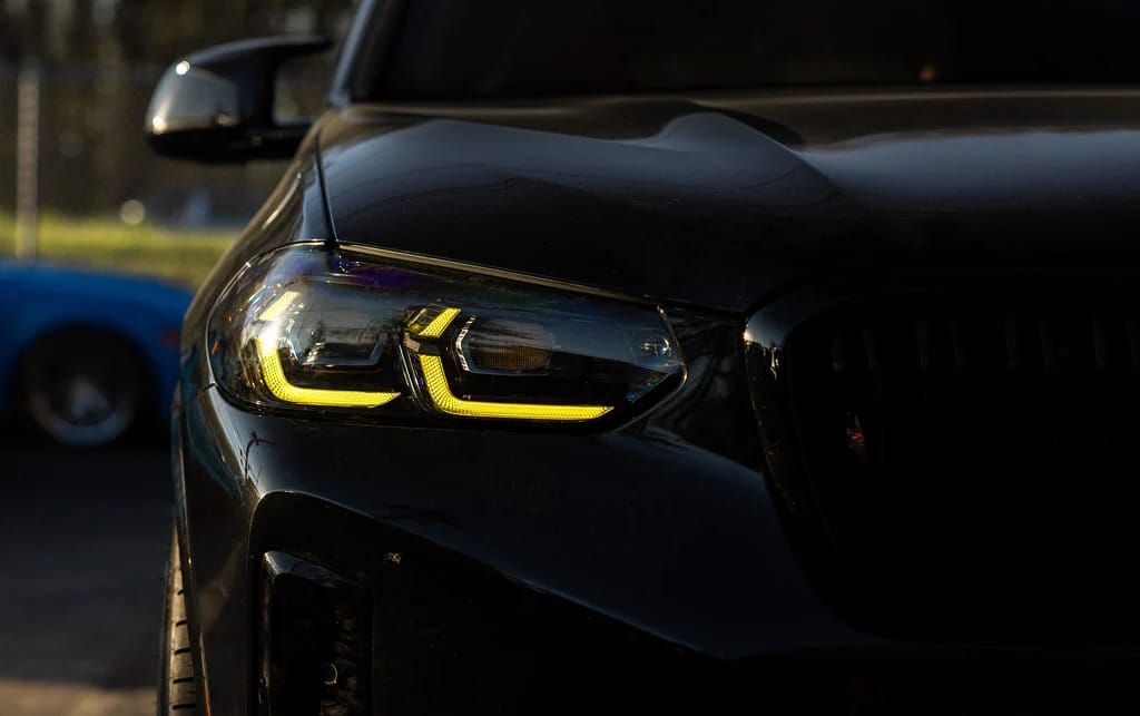 Yellow LED headlights BMW X3 G01 & X3M F97 LCI (2021-2024)