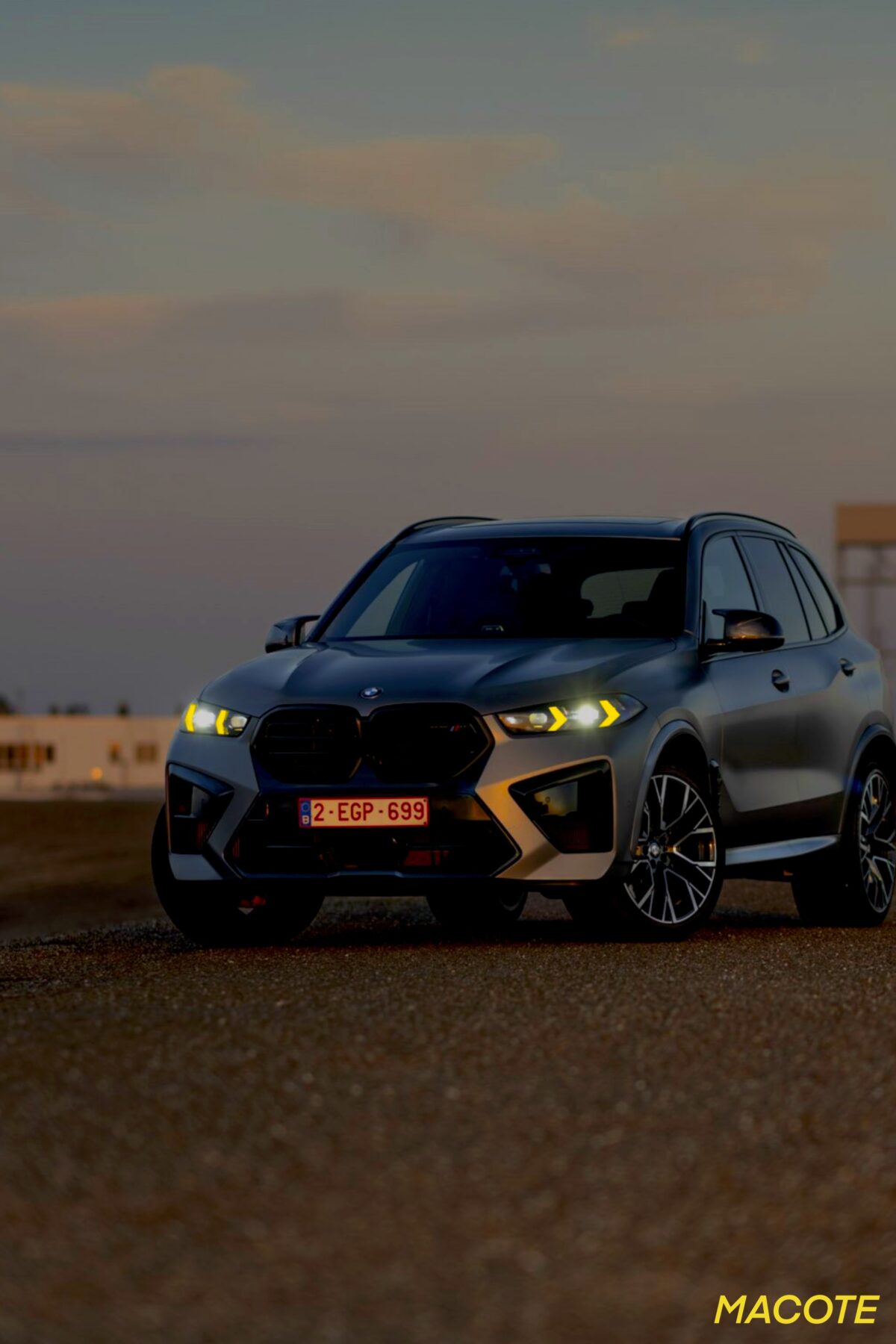 BMW X5M F95 LCI angel eyes jaunes - DRL jaune BMW X5M F95 LCI angel eyes jaunes - DRL jaune