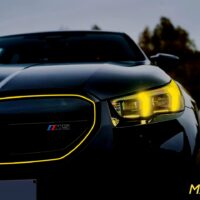 BMW M5 G90 : 5 Series G60 LED grille iconic glow yellow BMW M5 G90 : 5 Series G60 LED grille iconic glow yellow