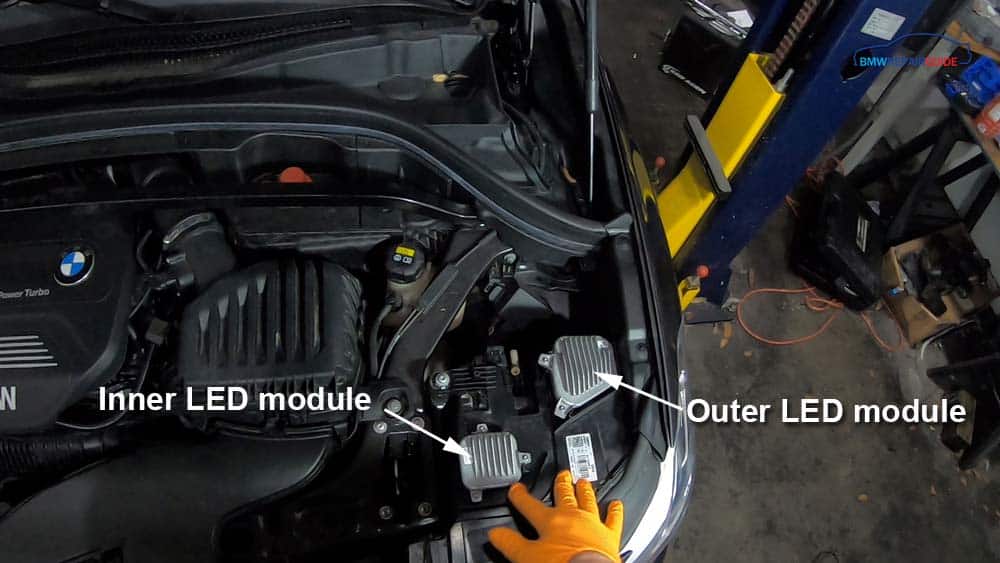 BMW X1 F48 + X2 F39 LCI phares jaunes guide d'installation