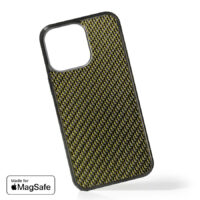 Iphone shell woven carbon fiber Gold Iphone shell woven carbon fiber Gold