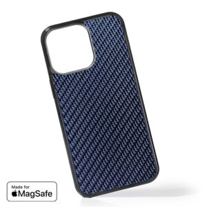 Carcasa de Iphone de fibra de carbono trenzada de zafiro