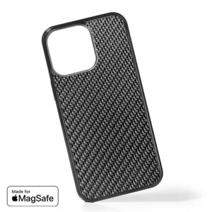 Coque Iphone Fibre de carbone tressé Argent