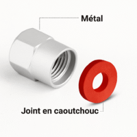 BMW valve cap with rubber seal BMW valve cap with rubber seal