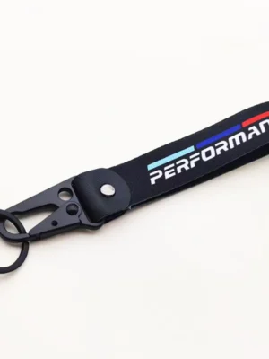porte-clef-bmw-m-performance-mousqueton-noir