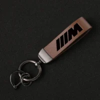 key-ring-bmw-marron-fonce-leather-elegant-metal-macote key-ring-bmw-marron-fonce-leather-elegant-metal-macote