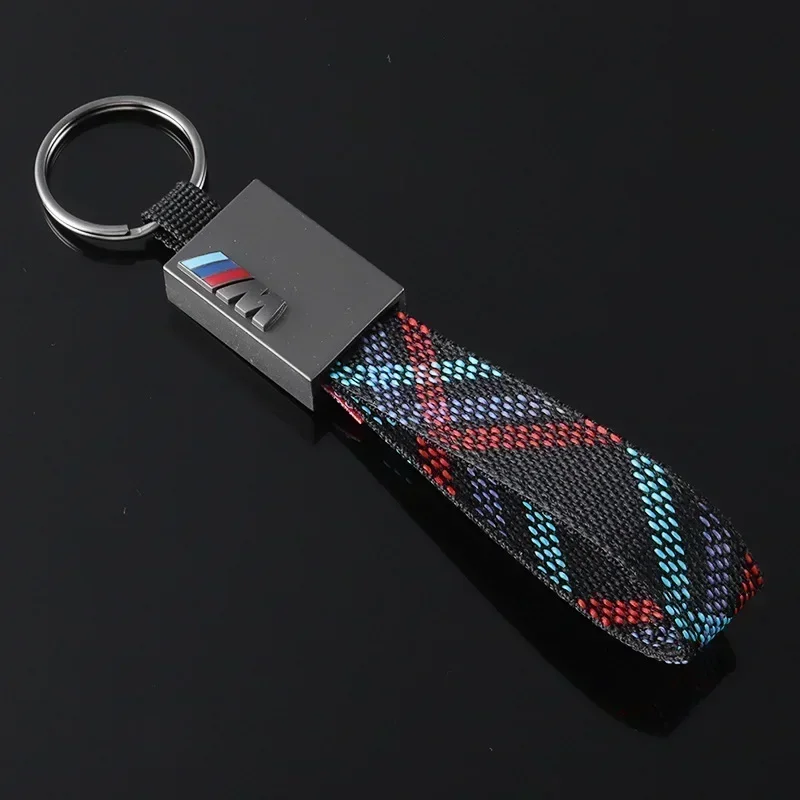 porte-cles-bmw-m-tissu-motorsport-tricolore-macote porte-cles-bmw-m-tissu-motorsport-tricolore-macote