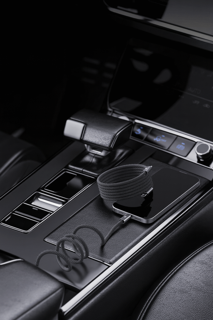 Câble USB magnétique pour voiture BMW – Console propre et rangée