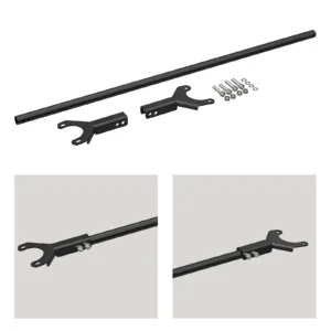 Vue complète de la barre anti-rapprochement arrière pour BMW E46