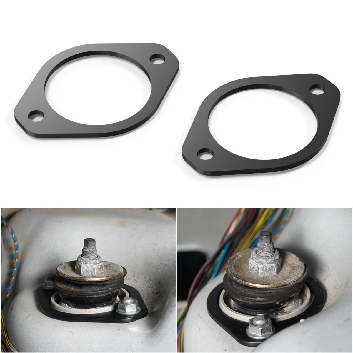 plaque de renfort tour amortisseur arrière bmw e46