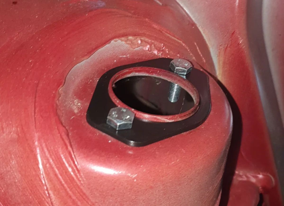 renfort support amortisseur arrière bmw vue rapprochée