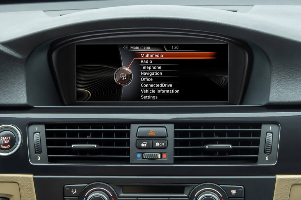 bmw systeme cic idrive menu multimedia bluetooth