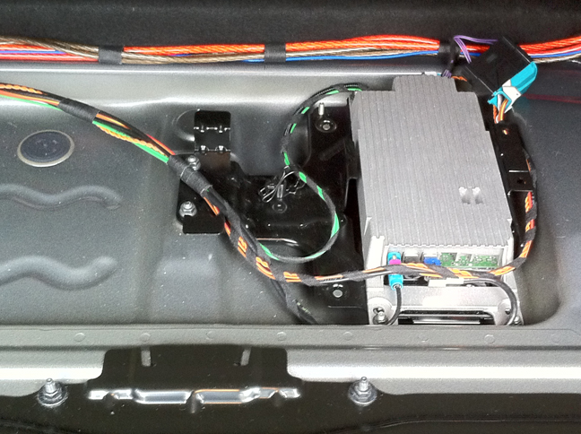 bmw combox module fibre optique most installation coffre