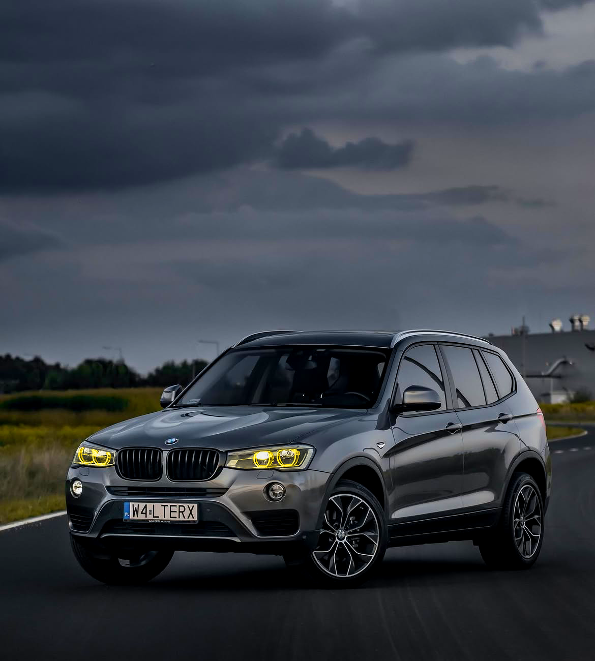 BMW X3 F25 LCI YELLOW DRL 2014-2017
